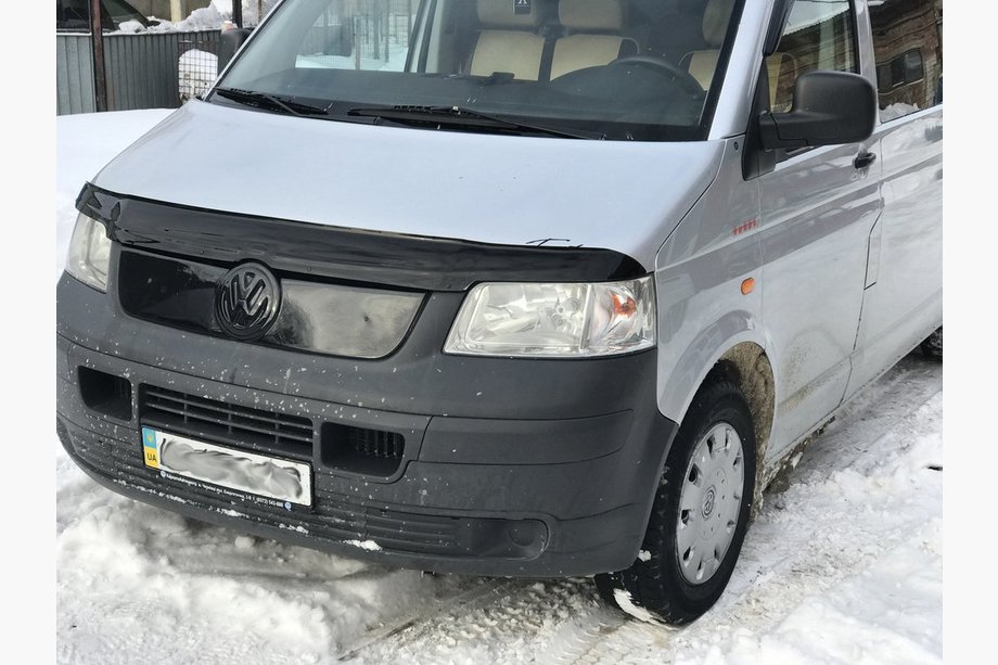 Volkswagen T5 Transporter 2003–2010 Øvre vinterafdækning til kølergrill Foto 3