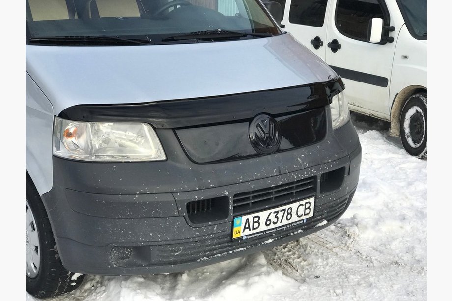 Volkswagen T5 Transporter 2003–2010 Øvre vinterafdækning til kølergrill Foto 4