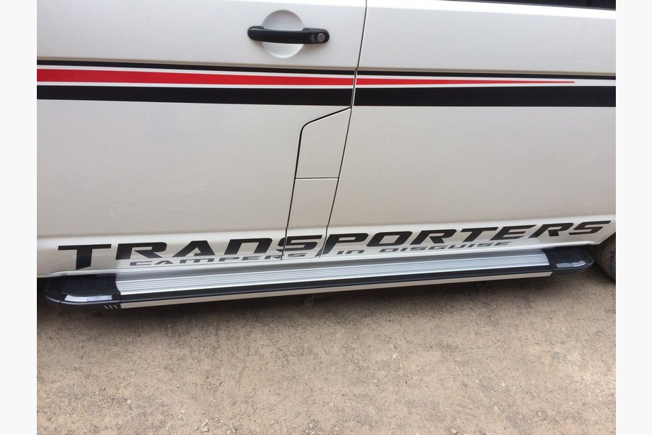 Volkswagen T6 2015–2024 Rainbow sidetrin (2 stk., aluminium) Image