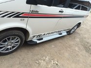 Volkswagen T6 2015–2024 Bosphorus OLD Grey sidetrin (2 stk., aluminium) Lang akselafstand foto 2