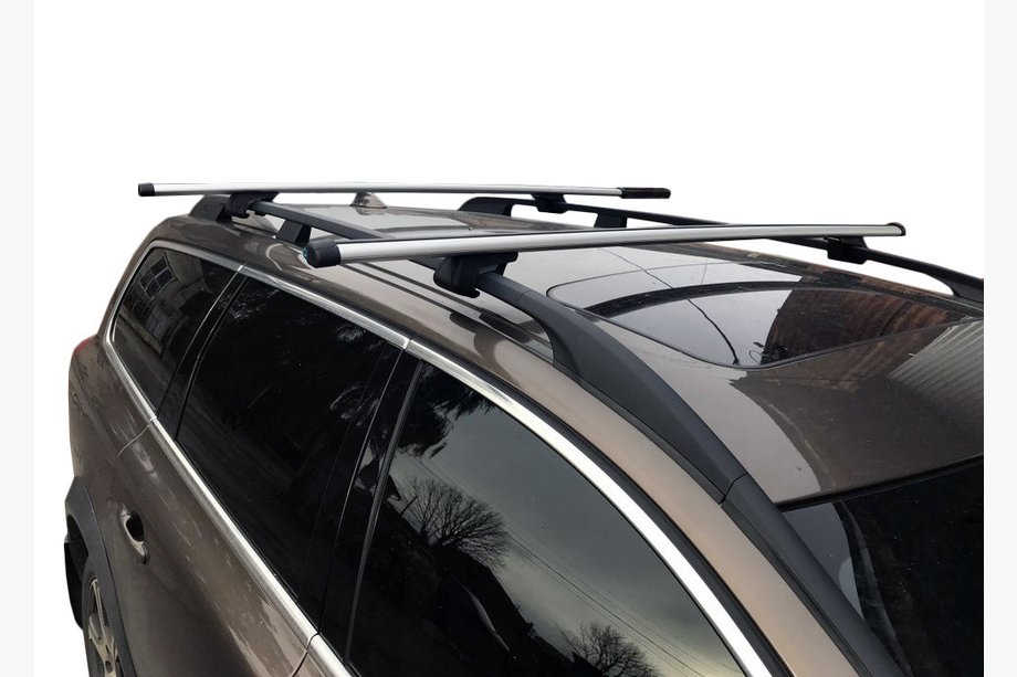 Volkswagen T5 2010–2015 Låsbare tværstænger til integrerede tagrælinger (2 stk.) Image
