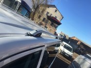 Volkswagen T5 2010–2015 Tagrælinger CROWN (mat grå) Lang akselafstand foto 4
