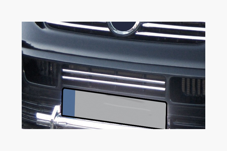 Volkswagen T5 Transporter 2003–2010 Krom lister til kofangergrillen (Carmos) Image