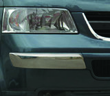 Volkswagen T5 Transporter 2003–2010 Hjørnebeskyttere til forreste kofanger (2 stk., rustfrit stål) foto 1