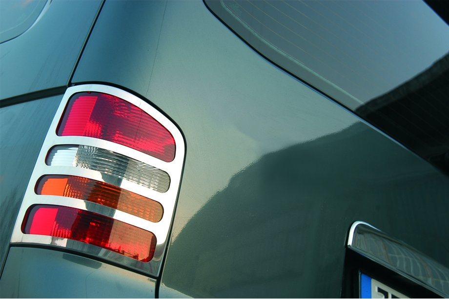 Volkswagen T5 Transporter 2003–2010 Krom baglygterammer (2 stk., rustfrit stål) 2 døre, OmsaLine - italiensk rustfrit stål Foto 6