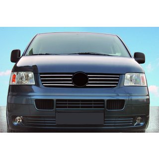 Krom kantlister til kølergrill (8 stk., rustfrit stål) Volkswagen T5 Transporter 2003–2010 foto 1