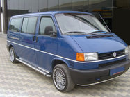 Volkswagen T4 Transporter 1990–2003 Sidetrin KB002 Ø60 mm (2 stk., rustfrit stål) Kun til kort akselafstand foto 1
