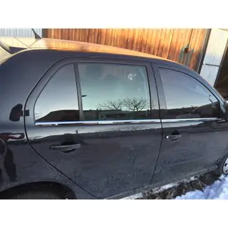 Udvendige vindueslister i rustfrit stål (4 stk.) foto 2