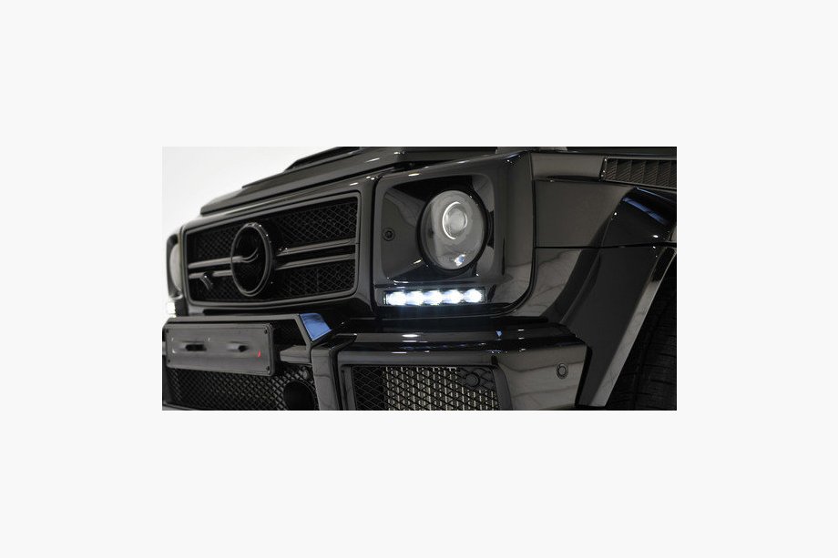 Mercedes G-Klasse W463 1990–2018 Forlygtecovers med LED (6 dioder, sæt) Image