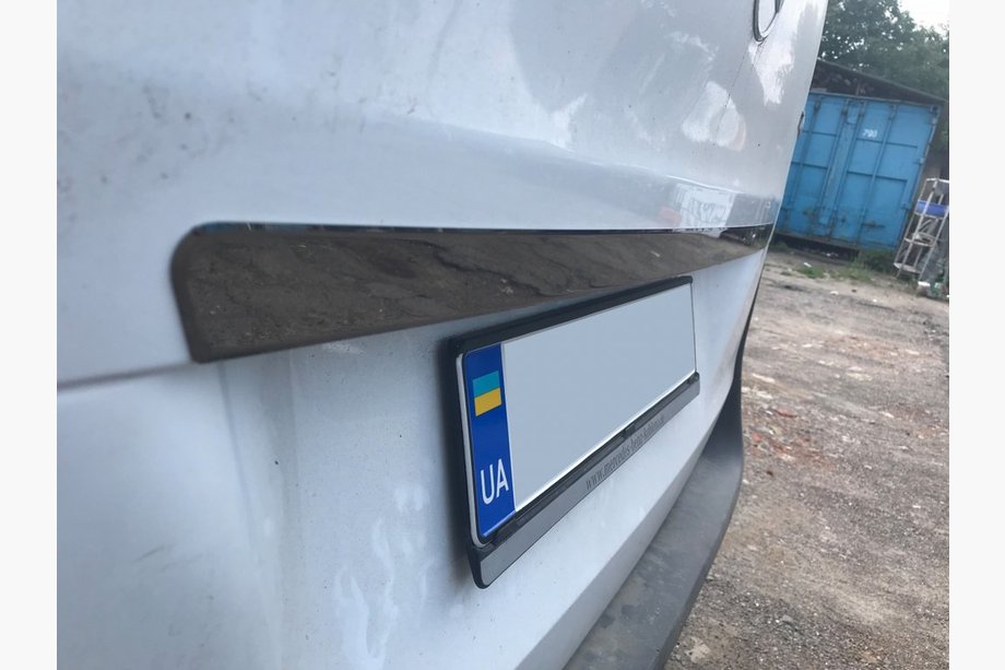 Mercedes Vito/V-klasse W447 2014– Liste over nummerpladen BlackChrome (rustfrit stål) Image
