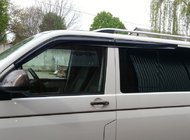 Volkswagen T5 Transporter 2003–2010 Vindafvisere til vinduer (4 stk., Sunplex Sport) foto 5