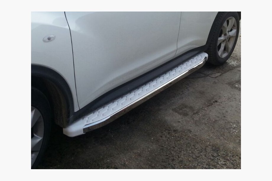 Honda Pilot 2015–2022 WhiteLine sidetrin (2 stk., aluminium) Image