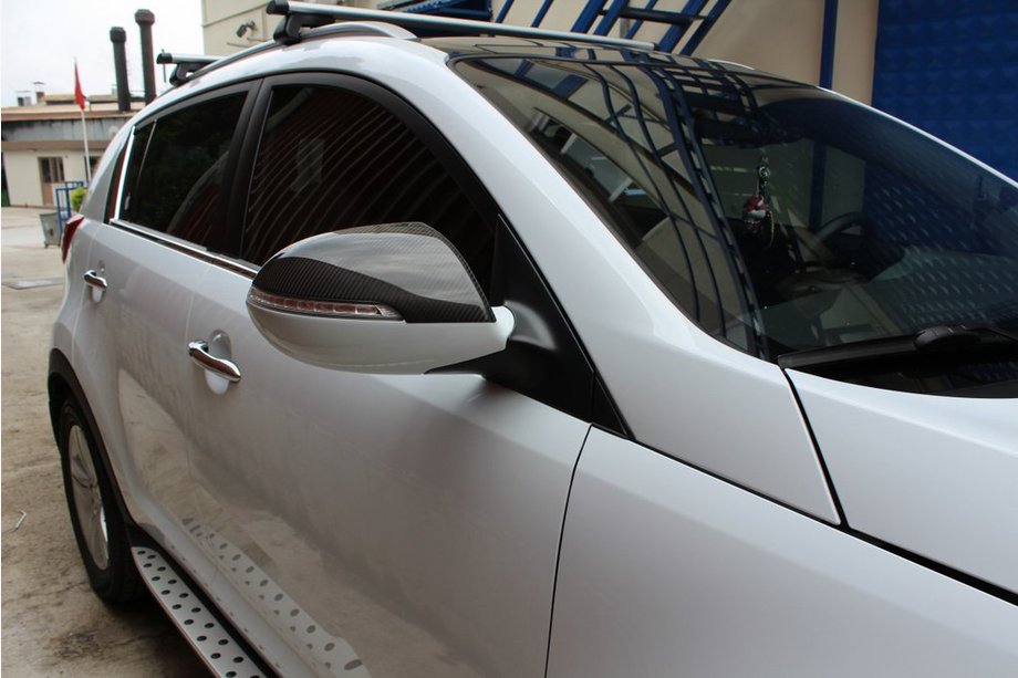 Kia Sportage 2010–2015 Spejlkåber (2 stk., carbon) Image