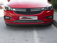 Opel Astra K 2016–2021 Frontkofanger-lister (3 stk., rustfrit stål) foto 1