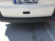 Volkswagen T5 Multivan 2003–2010 Bagkofangerbeskytter med ombuk (Carbon) foto 1