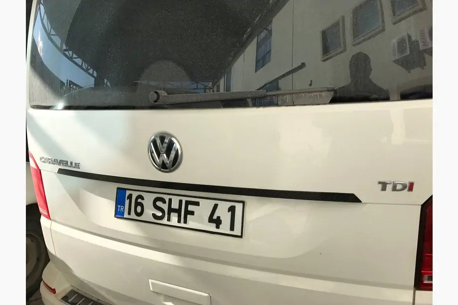 Volkswagen T6 2015–2024 Liste over nummerpladen (carbon) Image