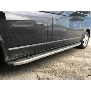 BlackLine sidetrin (2 stk., aluminium) foto 1