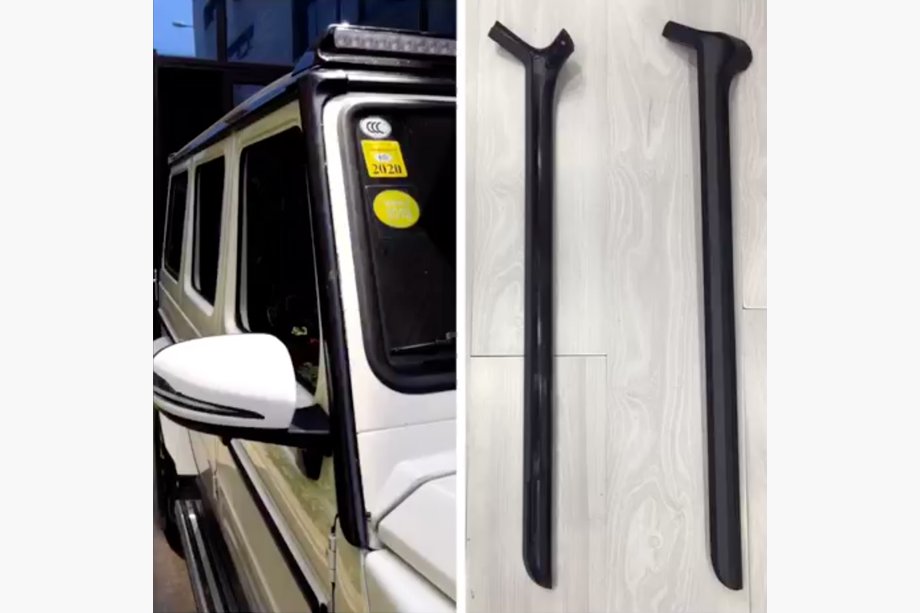 Mercedes G-Klasse W463 1990–2018 Vertikale trimafdækninger (2 stk., design 2018) Image