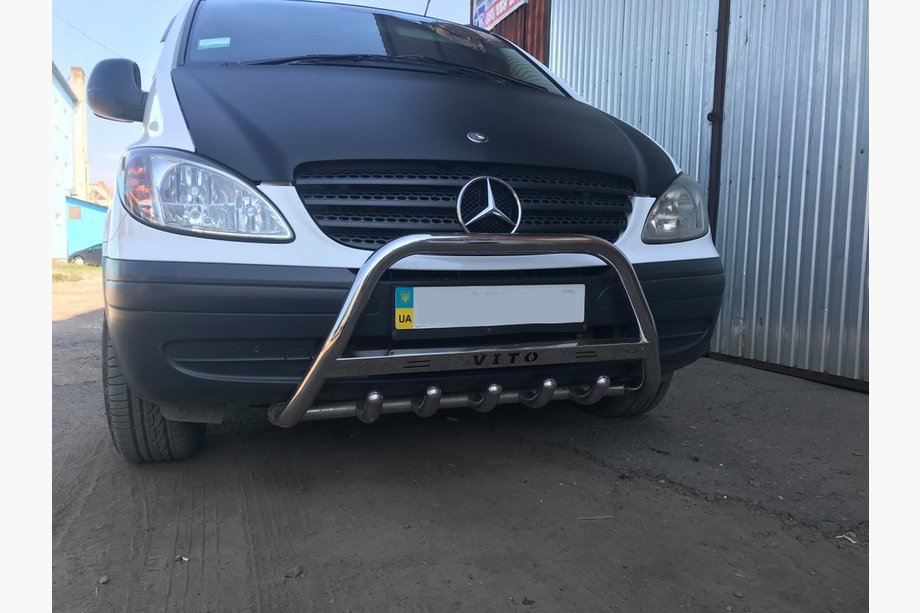 Mercedes Vito W639 2004–2014 Kængurubøjle 60 mm (rustfrit stål) Image