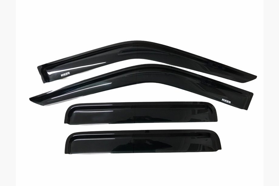Isuzu D-Max 2011–2019 Vindafvisere til sideruder (4 stk., Niken) Image