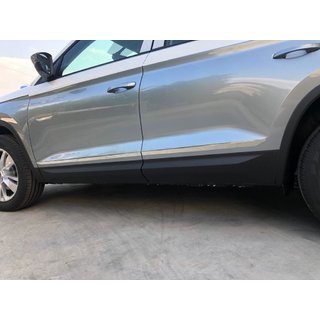 Carmos bred dørliste (rustfrit stål) Skoda Kodiaq 2016–2023 foto 1