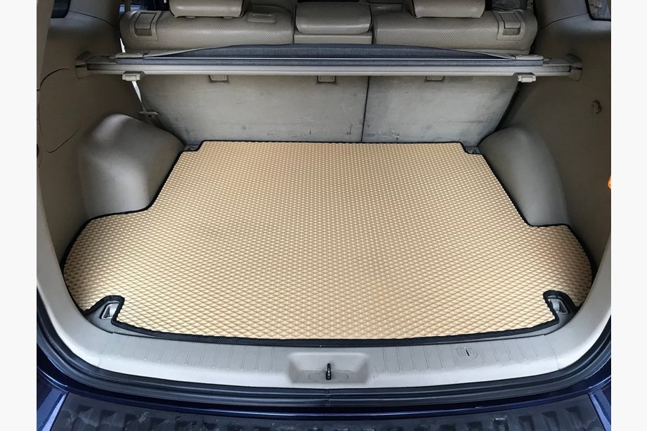 Hyundai Santa Fe 2 2006–2012 Bagagerumsmåtte (EVA, beige) (5 sæder) Image