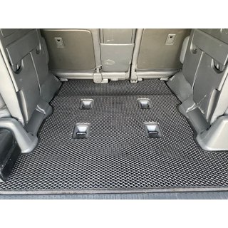 Bagagerumsmåtte 2 stk. (EVA, 7 sæder, sort) Lexus LX570/450d 2008–2022 foto 1