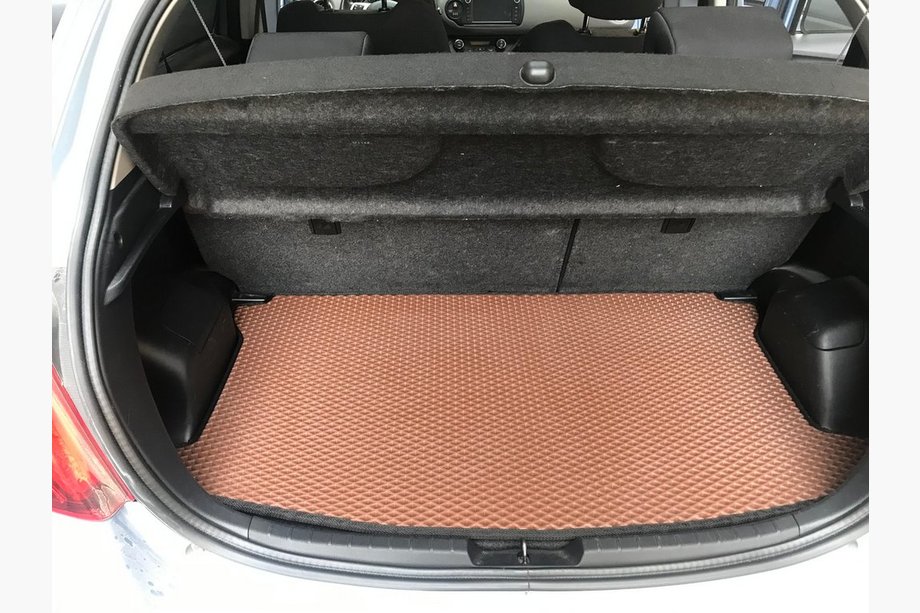Toyota Yaris 2010–2020 Bagagerumsmåtte (EVA, murstensfarvet) Image