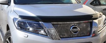 Nissan Pathfinder R52 2012–2021 Motorhjelmsdeflektor (EGR) foto 1