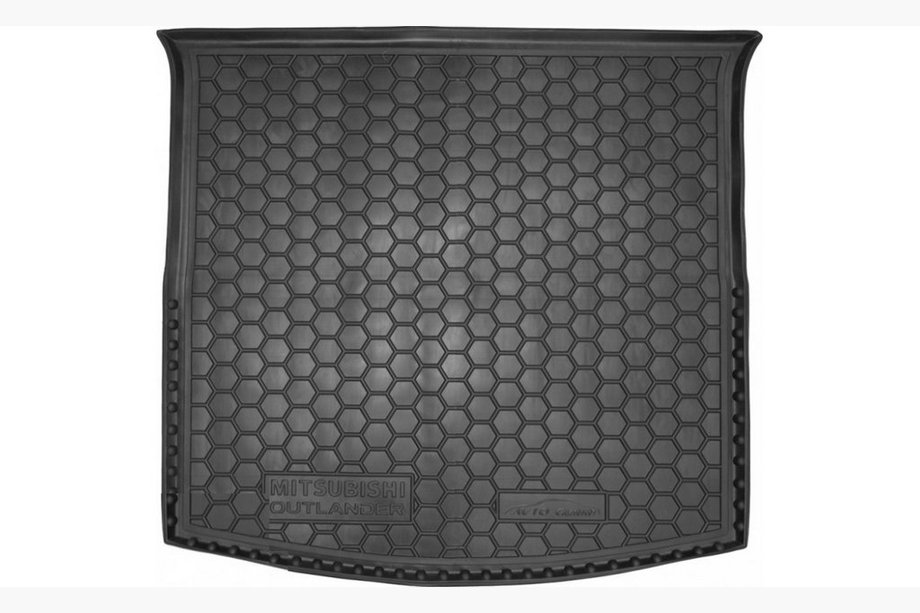 Mitsubishi Outlander 2012–2021 Bagagerumsbakke med organizer (Autogumm, plast) Image