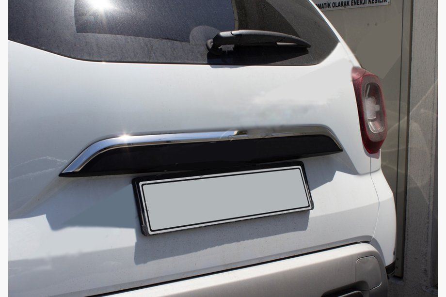 Renault Duster 2018–2024 Rustfri liste over nummerpladen Image