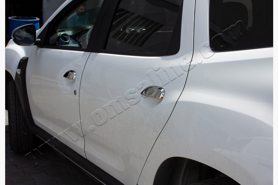 Renault Duster 2018–2024 Dørgrebsdæksler (4 stk., rustfrit stål) Carmos - Tyrkisk stål Image