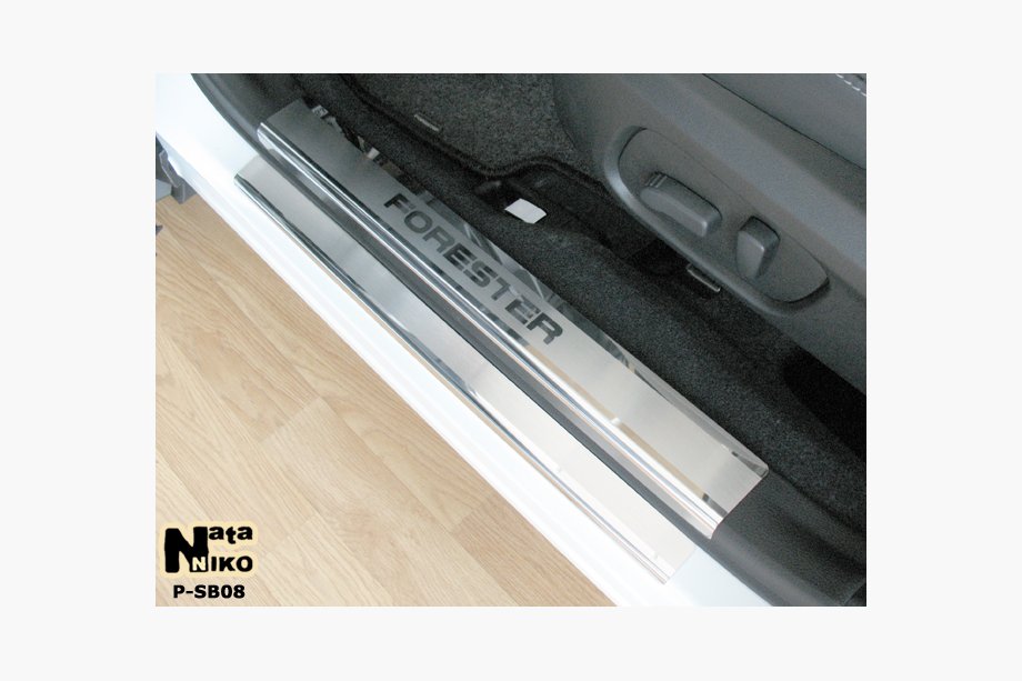 Subaru Forester 2013–2018 Natanika Premium dørtrinslister (8 stk., rustfrit stål) Image