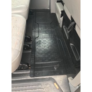 Bagerste gummimåtter (2 stk., Polytep) Volkswagen T5 Transporter 2003–2010 foto 1