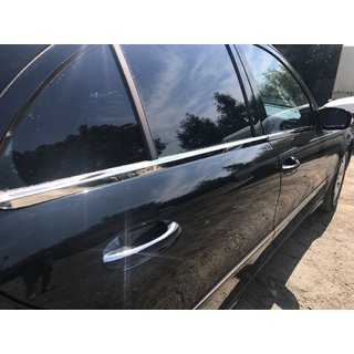 Udvendige rudekantslister i rustfrit stål Mercedes E-klasse W211 2002–2009 foto 1