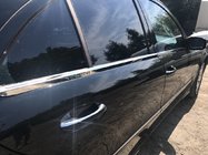 Mercedes E-klasse W211 2002–2009 Udvendige rudekantslister i rustfrit stål SD, OmsaLine - Italiensk rustfrit stål (4 stk.) foto 1