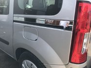 Renault Kangoo 2008–2020 Kromliste under skydedør (2 stk., rustfrit stål) foto 1