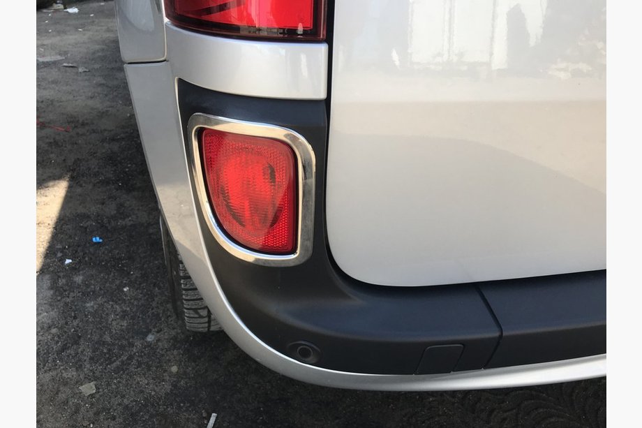 Renault Kangoo 2008–2020 Kromrammer til bagreflekser (2 stk., rustfrit stål) Image