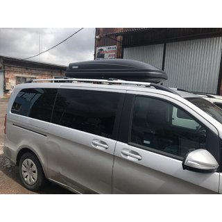 Tagrælinger i krom CAN, originalt design (metalbeslag) Mercedes Vito/V-klasse W447 2014– foto 1