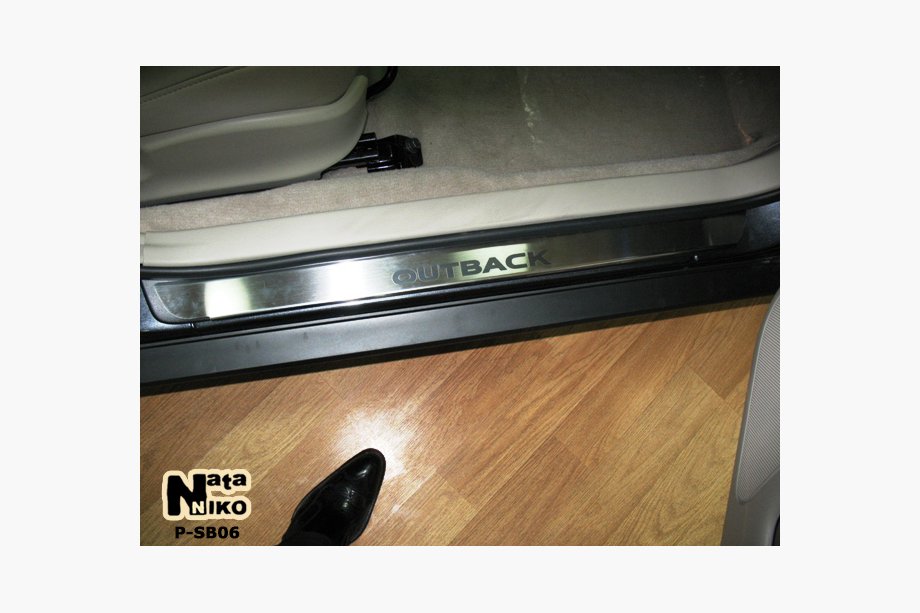 Subaru Outback 2005–2009 Natanika Premium dørtrinslister (2 stk., rustfrit stål) Image
