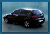 Alfa Romeo 147 2000–2010 Bagagerumskantliste (rustfrit stål) foto 1