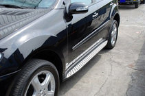 Mercedes ML W164 2005–2011 OEM sidetrin (2 stk., aluminium) foto 2