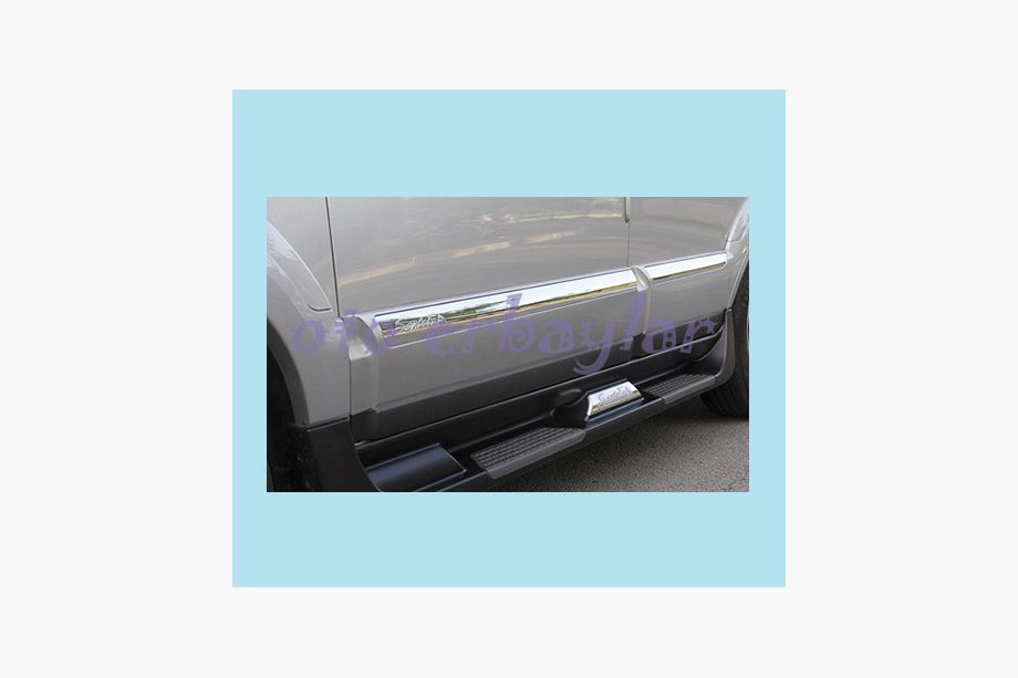 Hyundai Santa Fe 2 2006–2012 Sidetrin S010 (plast) Mørkegrå Image
