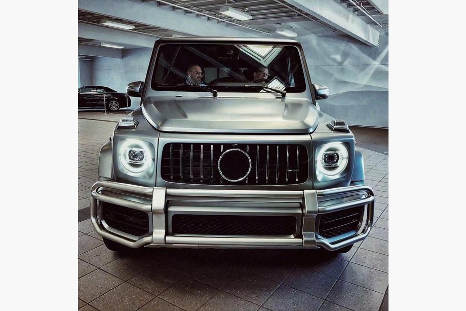 Mercedes G-Class W463 2018–2024 Frontbeskytter type-1 (2018+) Image