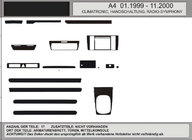 Audi A4 B5 1994–2001 Tilbud! Træ-look instrumentbordspaneler (1999-2001) foto 1