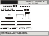 Opel Omega B 1994–2003 TILBUD! Instrumentbordslister i aluminiumlook (1993-1999) foto 1