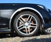 Mercedes E-class W212 2009–2016 Skærmkantlister (4 stk., rustfrit stål) foto 1