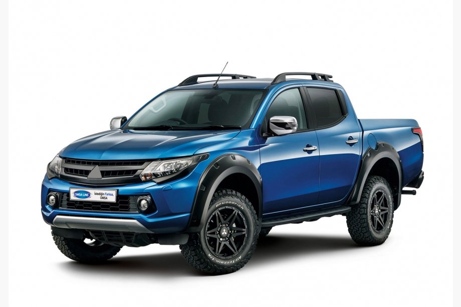 Mitsubishi L200 2015–2024 Tagrælinger OmsaLine Sport (2 stk., sorte) Image