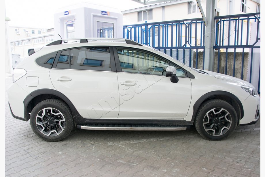 Subaru XV 2011–2017 OmsaLine Elegance tagrælinger (2 stk., grå) Image