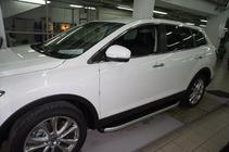 Mazda CX-9 2007–2016 Fullmond sidetrin (2 stk., aluminium) foto 5
